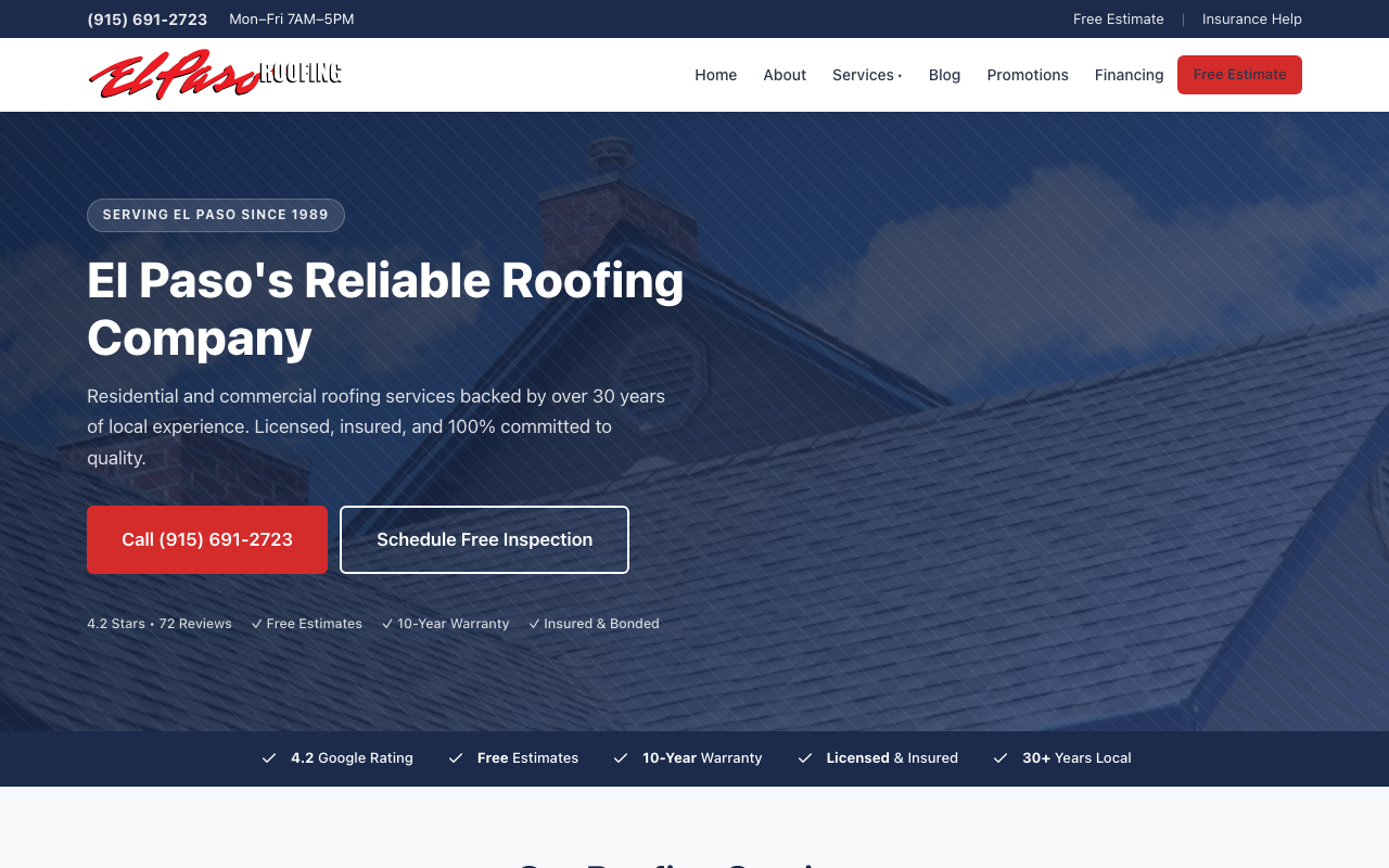 El Paso Roofing Co